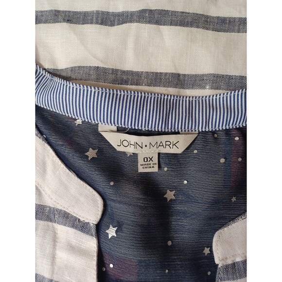 JOHN- MARK Women's small button up shirt - Picture 10 of 10